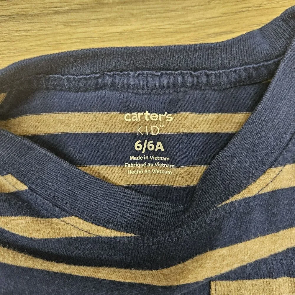 Boys Longsleeve Stripe Shirts Size 5/6 Casual Tommy Bahama Zara Carters Holiday